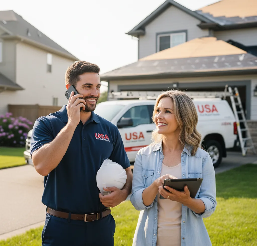 USA Roof Repair Experts customer support in Deerbrook